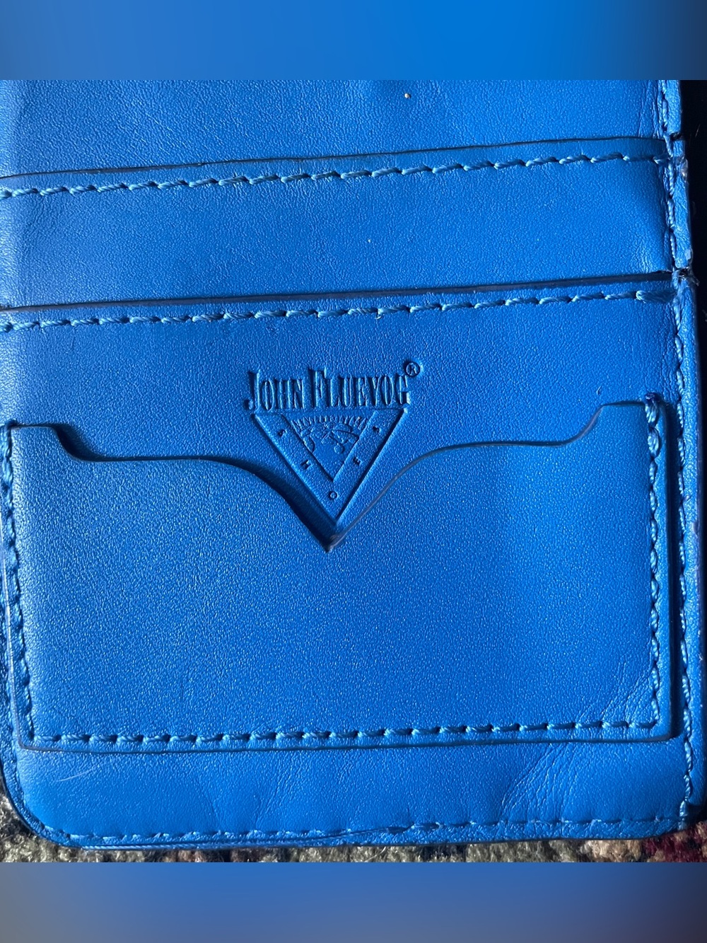 John Fluevog Blue and Silver Star Wallet and Bag Set - Picture 7 of 16